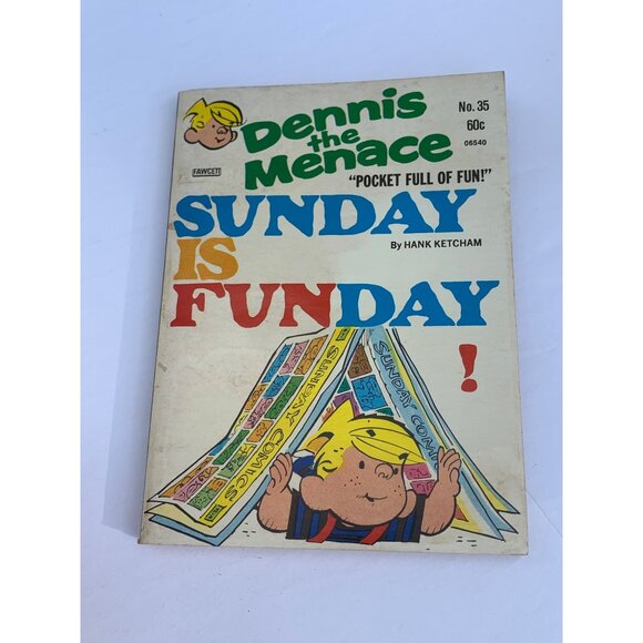 Dennis The Menace Sunday Is Funday No. 35 Comic Book By Hank Ketcham - Picture 10 of 10